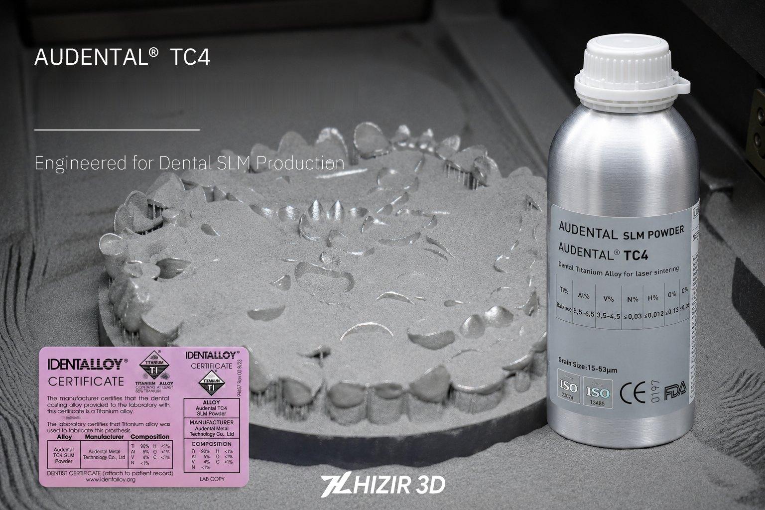 Audental TC4 SLM titanium alloy powder