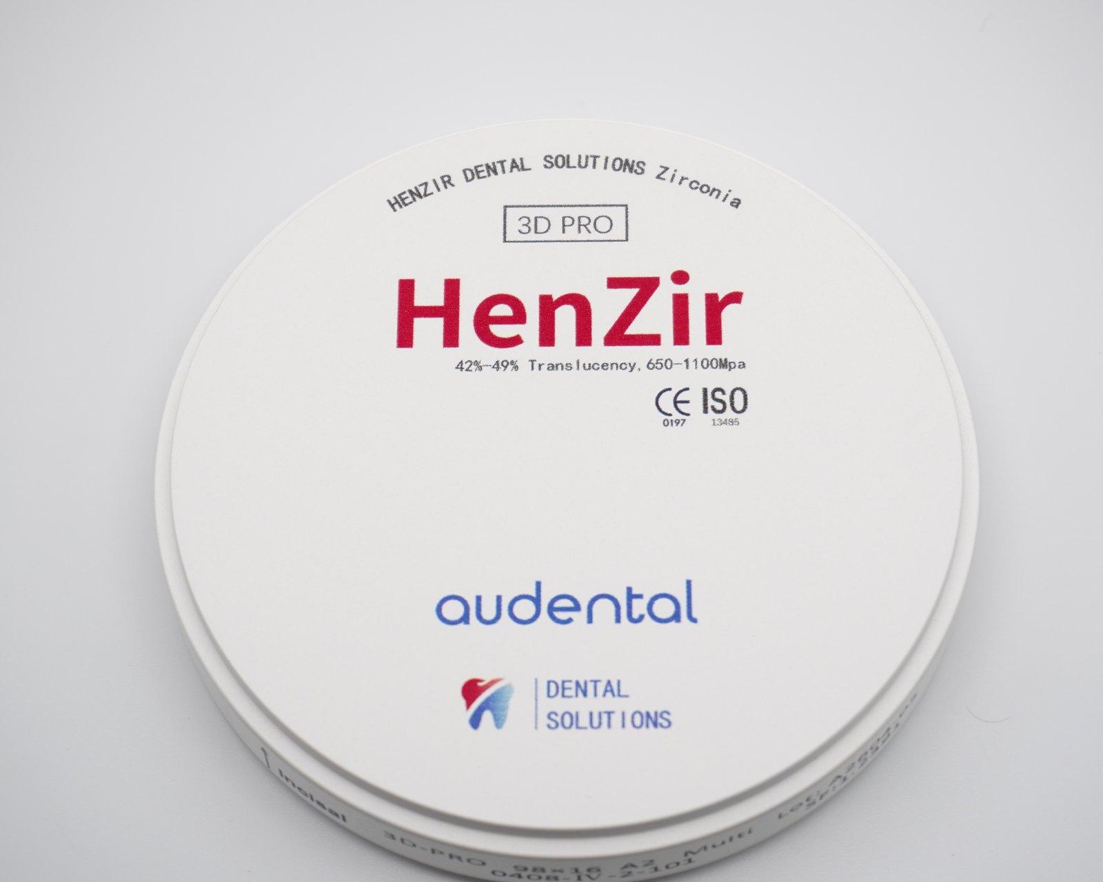 3D PRO multilayer zirconia disc, label side up