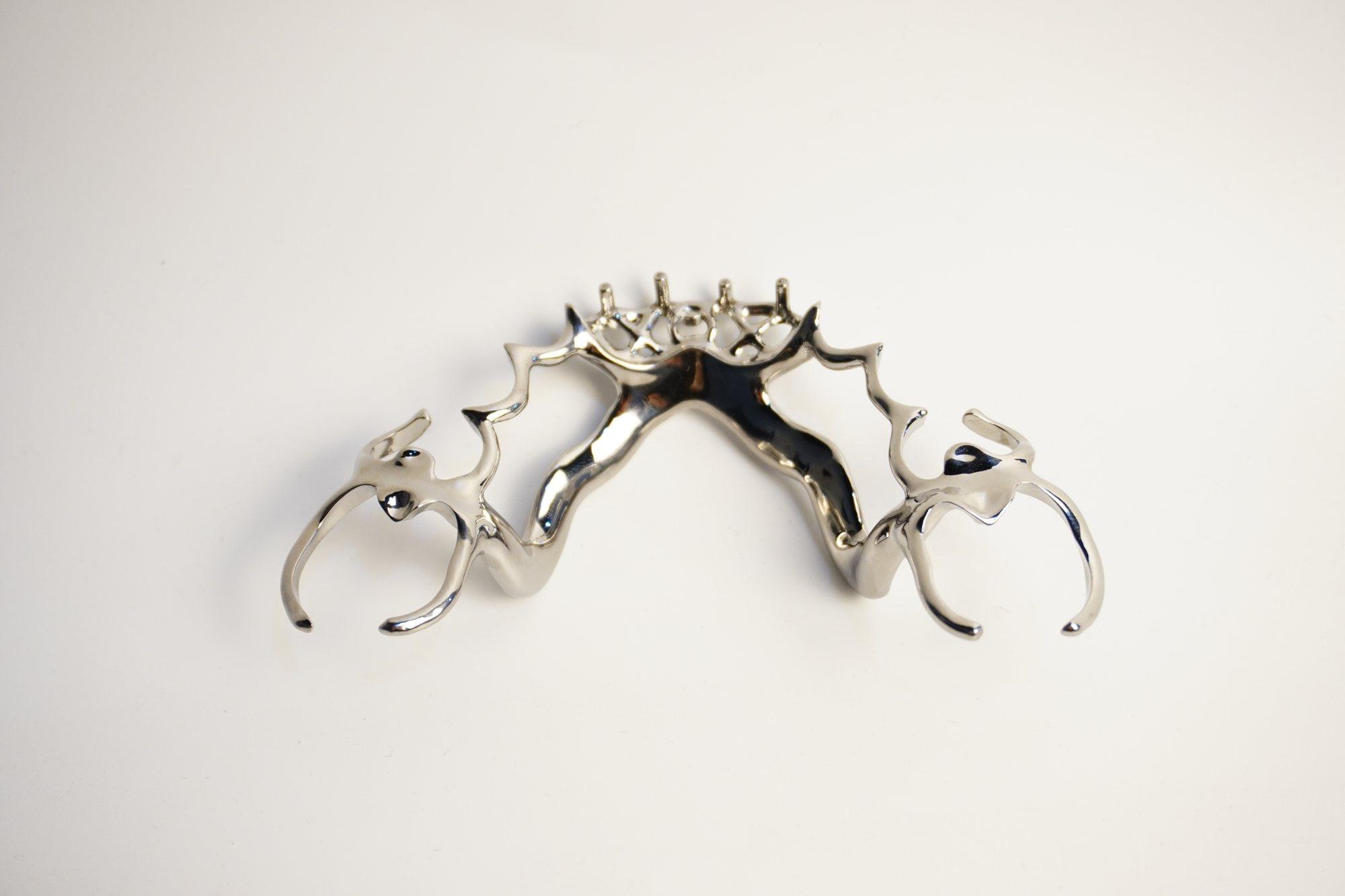 Polished removable partial denture framework